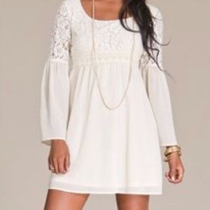 Anthropologie❕Flying tomato boho dress in ivory!